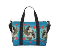 Cute Otters Print Carry On Overnight Bag,Travel Duffel Bag,Personal Item Bag,for Travel, Gym Sports Weekender