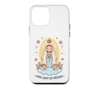 Cute Our Lady Fatima of the Holy Rosary Catholic Faith Case for iPhone 12 mini
