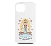 Cute Our Lady Fatima of the Holy Rosary Catholic Faith Case for iPhone 13