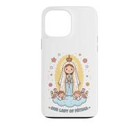 Cute Our Lady Fatima of the Holy Rosary Catholic Faith Case for iPhone 13 Pro Max