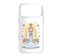 Cute Our Lady Fatima of the Holy Rosary Catholic Faith Case for iPhone 17 Pro Max