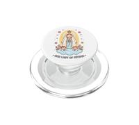 Cute Our Lady Fatima of the Holy Rosary Catholic Faith PopSockets PopGrip for MagSafe