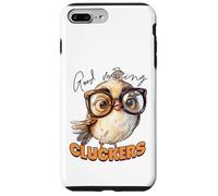 Cute Owl Cartoon with Glasses Good Morning Case for iPhone 7 Plus/8 Plus