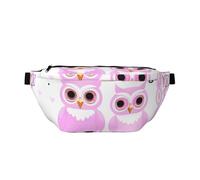 Cute owl Crossbody Waist Bag with Multiple Pockets, Easy To carry, Suitable for Sports, Travel and Daily Use.