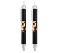 Cute Owl Custom Ballpoint Pen Ball Point Pen for Men Women Retractable Pens 0.5mm Blue Funny Printed 4 PCS AS PIC 6