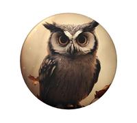 Cute Owl Custom Pins 5 PCS, Personalized Photo Buttons, Metal Pinback Button Badges for Backpacks, Hats, Funny Backpack Pins Aesthetic Lapel Badge Pins Gifts for Men Women, One Size, Metal, no