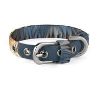 Cute Owl Dog Collar Adjustable Soft and Comfortable Puppy Collars with Metal Buckle Pet Collar for Small Medium Pet