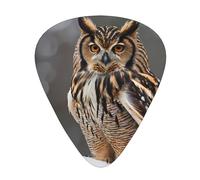 Cute owl guitar picks in three different thicknesses, suitable for electric guitar and band players