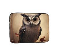 Cute Owl Laptop Case 15 inch, TSA Laptop Sleeve Shockproof Protective Notebook Case Water Resistant Computer Carrying Cover Briefcase Handbags Men Women Computer Bag