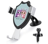 Cute Owl Love You Phone Holder Universal Car Windshield Dashboard Phone Mount