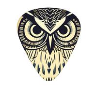 Cute Owl Multifaceted Guitar Pick - Clear Sound, And Durability For Individualized Music Experiences.