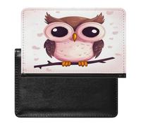 Cute Owl Passport Holder Vaccine Card Holder Travel Document Organizer Credit Card Organizer for Women/Men