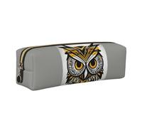 Cute Owl Pattern Print Adults Pencils Case Office Travel Pouch Everday Supply Stationery Organizer