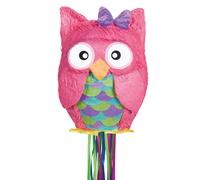 Cute Owl Pinata 50cmTall c/w Ribbons