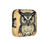 Cute Owl Print Multifunctional Storage Bag Pad Bag Skin-Friendly Period Pouch Reusable Tampon Bag for Female