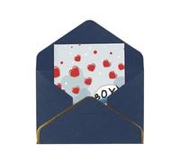 Cute Owl Print Pearl Greeting Cards With Envelopes, Thank You, Birthday, Anniversary & Holiday Cards Set