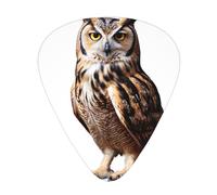 Cute owl Printed pick set - 12 pieces, thin, medium and thick guitar picks, suitable for guitar, bass, electric guitar and ukulele
