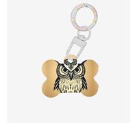 Cute Owl Printing Dog Tag Bone Shaped Double Sided Pattern Dog Id Tags Bone Shaped Pet Name Tags Dog Collar Tags