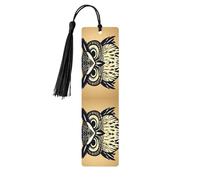 Cute Owl Tassel Bookmarks Set for Women, 5 Pc Wooden Book Study Supplies Accessories for Reading