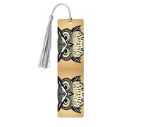 Cute Owl Tassel Bookmarks Set for Women, 5 Pc Wooden Book Study Supplies Accessories for Reading