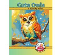 Cute Owls Coloring Book
