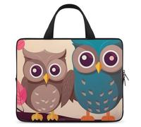 Cute Owls Laptop Bag Durable Laptop Sleeve Water-Resistant Notebook Bag for Computer Or Tablet