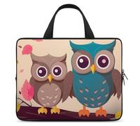 Cute Owls Laptop Bag Durable Laptop Sleeve Water-Resistant Notebook Bag for Computer Or Tablet