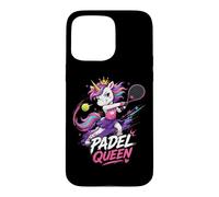 Cute Padel Unicorn Padel Queen Rainbow Court Magic Case for iPhone 15 Pro Max