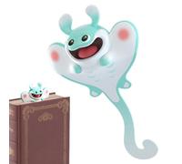 Cute Page Marker - Decorative Jellyfish Reading Accessory, Manta Ray Bookmark with Soft 3D Sculpted Details, Flexible Page Clip Design, Ideal for Workplace Study Breaks