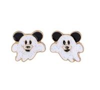 Cute Pair of Mouse Ear Ghost Earrings for Women. Not So Scary Jewelry for All