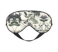 Cute Palm Tree Leaves Sleep Eye Mas Updated Design Light Blocking Night Eye Blinder Men Women Shift Travel Gifts