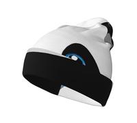 Cute Panda A Warm and Fashionable Adult Knitted Hat is an Ideal Choice for Cold Weather Protection and Fashionable Clothing Black