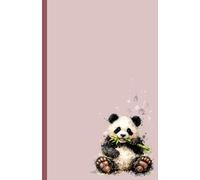 Cute Panda A5 college-lined notebook journal | 240 pages | 90gsm: Ideal writing companion for women and girls