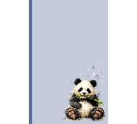 Cute Panda A5 college-lined notebook journal | 240 pages | 90gsm: Ideal writing companion for women and girls