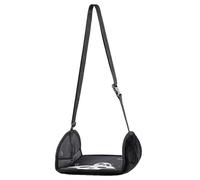 Cute Panda Airplane Foot Hammock, Portable Adjustable Height Foot Rest for Plane Travel, Under-Desk Legs Support for Office, Bus, Train & Long Trips