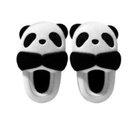 Cute Panda Animal SlipperCuddly Panda Bear Plush Animal House Slippers Warm Winter Slippers House (Cute Panda, Adult, Women, 4.5, Numeric Range, UK Footwear Size System, 5, Medium)