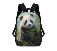 Cute Panda Backpack, 3D Printed School Bag, School Lunch Bag, Travel Backpack, Friends Backpack, School Backpack for Girls And Boys 17inch
