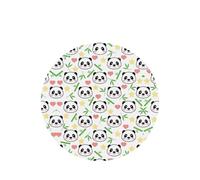 Cute Panda Bamboo Star Printing 10 Pcs Air Freshener Car Scented Hanging Sheets Air Freshener Sheet With Rope For Car And Home