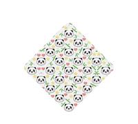 Cute Panda Bamboo Star Printing 10 Pcs Air Freshener Car Scented Hanging Sheets Air Freshener Sheet With Rope For Car And Home