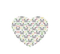 Cute Panda Bamboo Star Printing 10 Pcs Air Freshener Car Scented Hanging Sheets Air Freshener Sheet With Rope For Car And Home