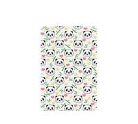 Cute Panda Bamboo Star Printing 10 Pcs Air Freshener Car Scented Hanging Sheets Air Freshener Sheet With Rope For Car And Home