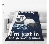 Cute Panda Blanket Funny Panda Decor Animal Throw Blanket Panda Gifts For Girls Boys Super Warm Soft Plush Lightweight Fleece Flannel Blanket Winter Couch Bedding Blanket For Kids Adults Women 80"X60"
