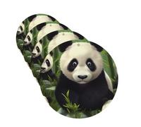 Cute panda Car Air Fresheners Cards 4 Pcs Hanging Fragrance Scented Cards Long-Lasting Car Aromatherapy Tablets for Wardrobe Bathroom Car Interior Mirror Pendant Gifts