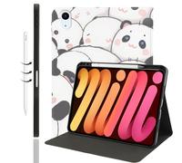 Cute Panda Case for iPad Air M3 Case 11 Inch,Girls Cute Women Folio Cover with Pencil Holder Soft TPU Fine Grain Back Cover Shell Stand Protective Case with Auto Wake/Sleep