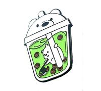 Cute Panda Chinese Bubble Fun Tea Metal Enamel Pin Badge