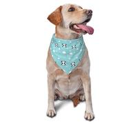 Cute Panda Cloud Dog Bandana Adjustable Dogs Kerchief Comfortable Triangle Bib Scarf For Small Medium Large Dogs Everyday Wear Cat