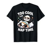 Cute Panda Cloud Too Cool for Nap Time Funny Animal T-Shirt