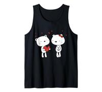 Cute Panda Couple Funny Unisex Design for Men Women Tee Tank Top