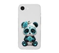 Cute Panda Day of Dead Skull Slim Phone Cases Cover Compatible with iPhone 16/16 Plus/16 Pro/16 Pro Max/16 E
