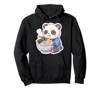 Cute Panda Eating Ramen Noodle Soup Lover Japanese Foodie Pullover Hoodie